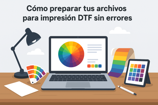 Cómo preparar tus archivos para impresión DTF sin errores