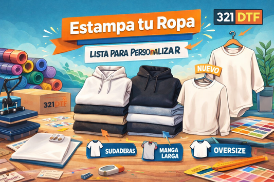 Comprar ropa sin estampar - 321DTF