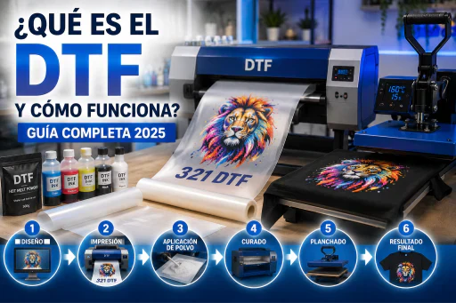 ¿Qué es el DTF? Guia 2026 - 321DTF