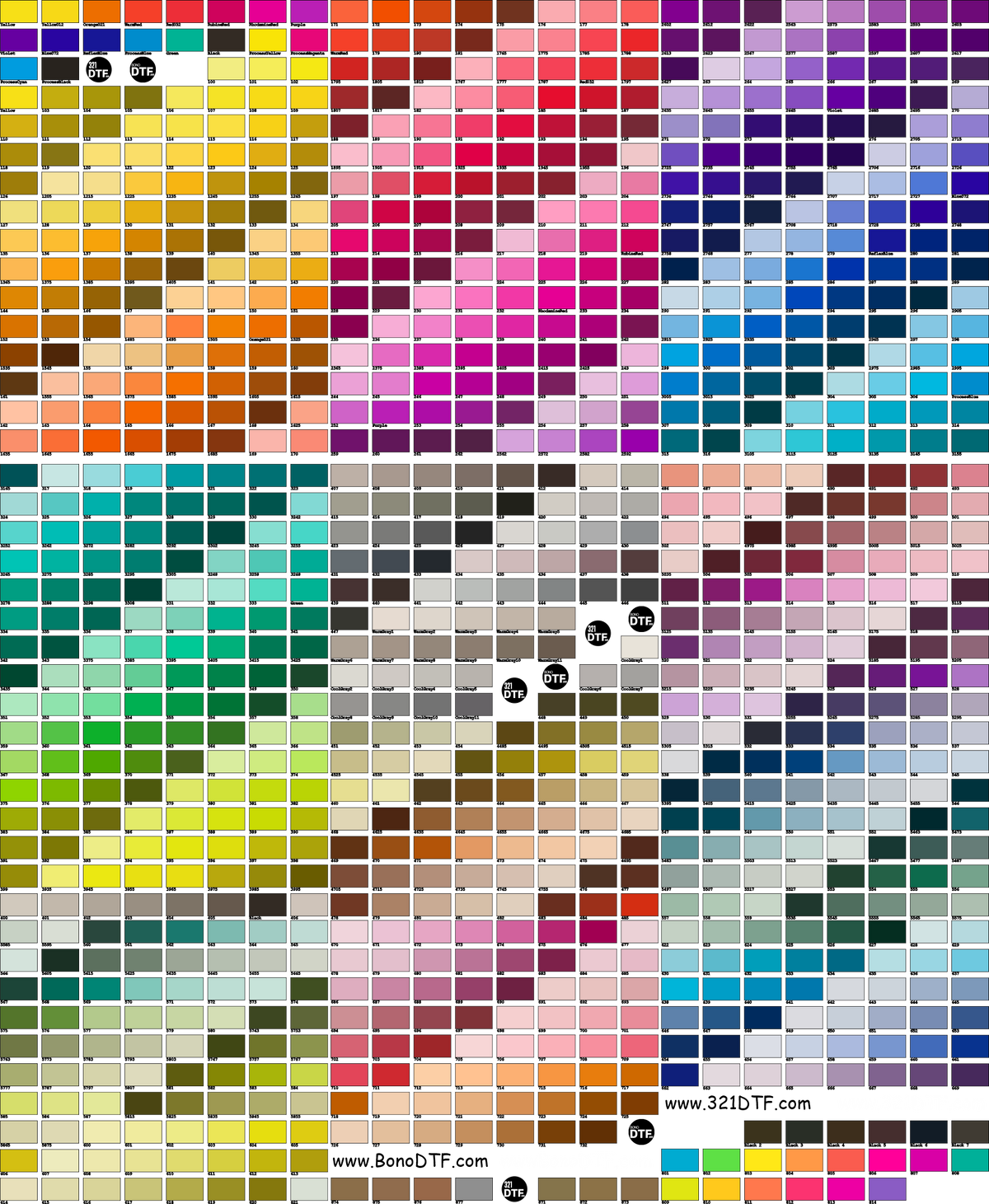 Muestra Pantone impreso - descarga el archivo en la decripcion