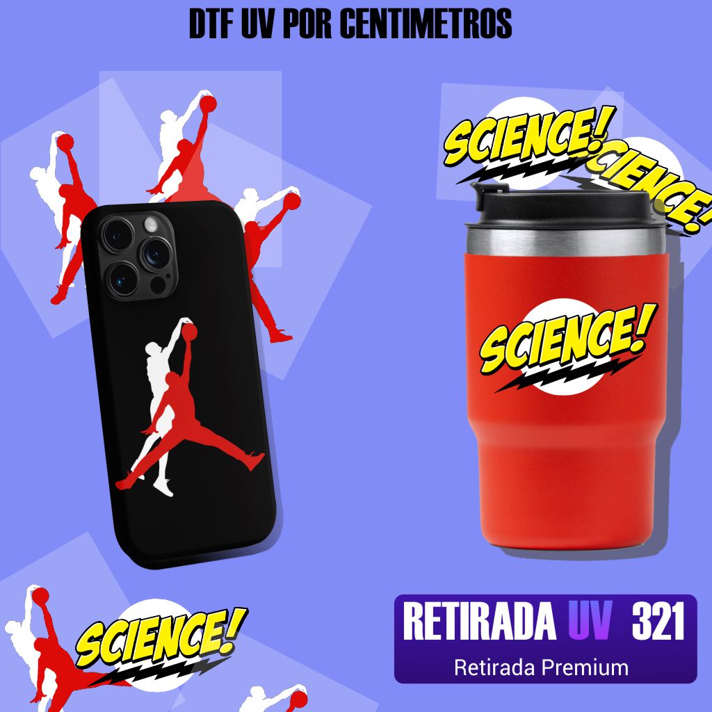 DTF UV por centimetros