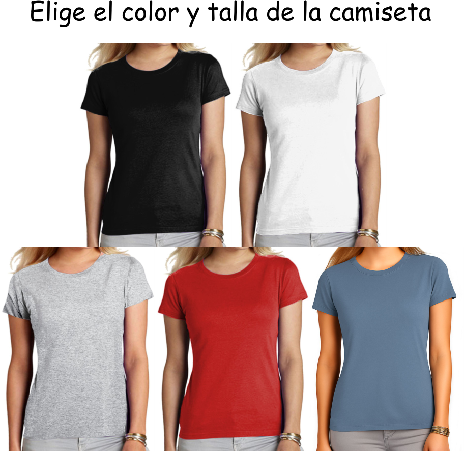 Camiseta manga corta Mujer B&C