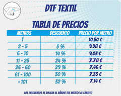 Envía tus archivos para Textiles Blanco.