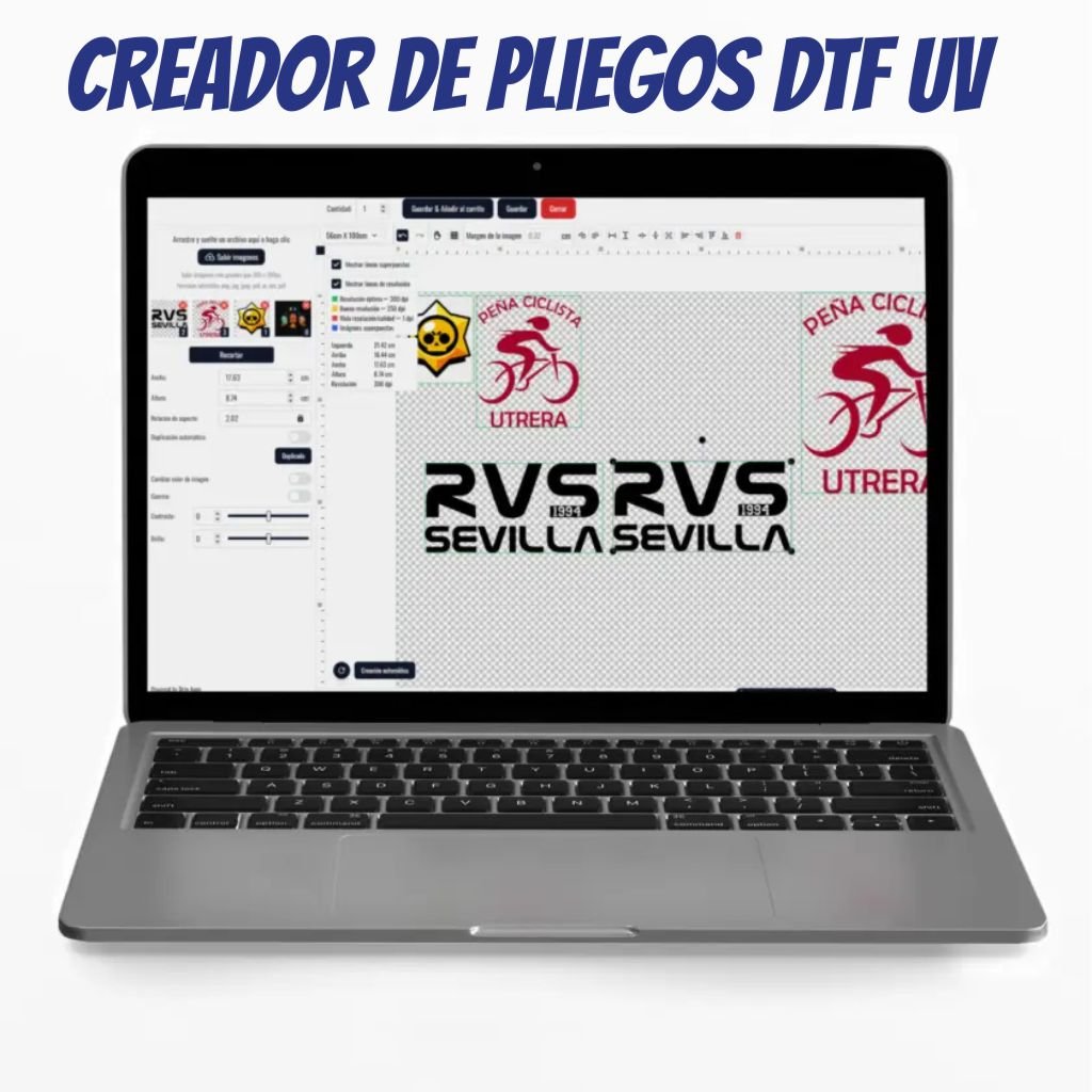 Crea tus pliegos DTF UV - 321DTF